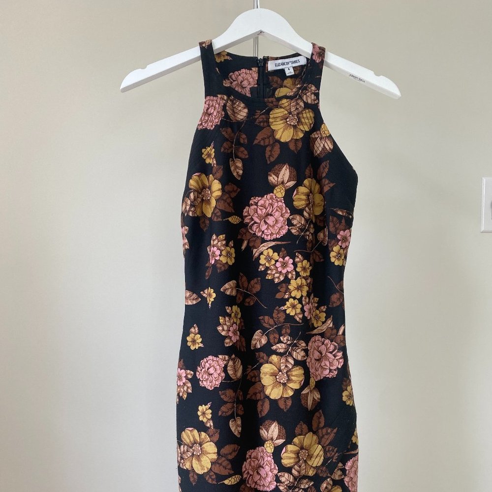 Elizabeth and James Bardot Floral Print Dress Sz 4